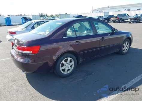 2006 Hyundai Sonata Gls V6/Lx V6 z USA, uszkodzony, nr VIN 5NPEU46F66H026658